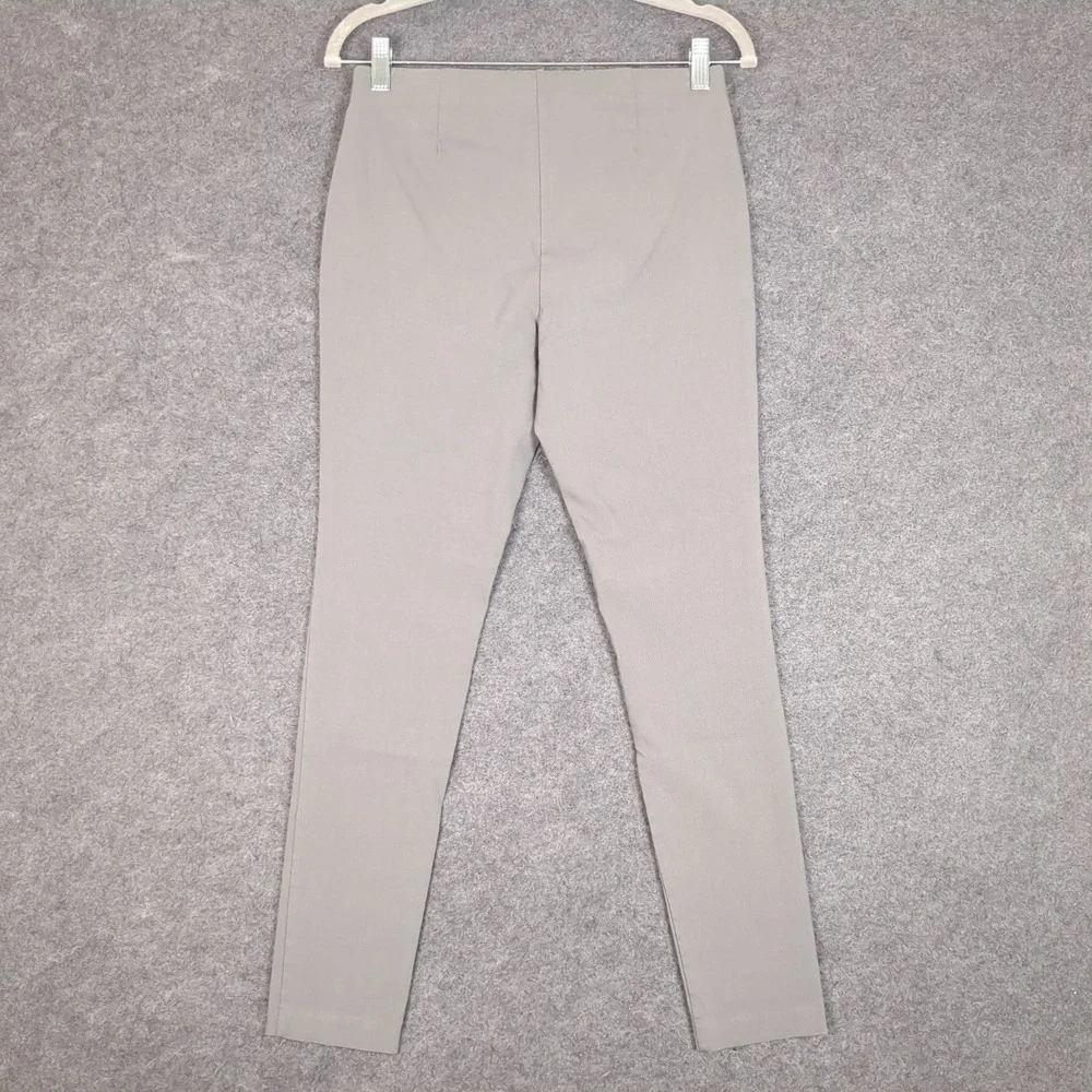 Michael Kors Womens Sage Green Pull On High Rise Skinny Stretch Career Pants M